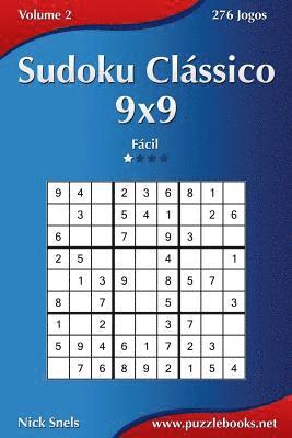 bokomslag Sudoku Clássico 9x9 - Fácil - Volume 2 - 276 Jogos