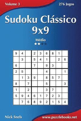 Nick Snels - Sudoku Clássico 9x9 - Médio - Volume 3 - 276 Jogos, Häftad
