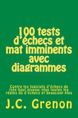 100 tests d'échecs et mat imminents avec diagrammes: Contre les logiciels d'échecs de très haut niveau 1