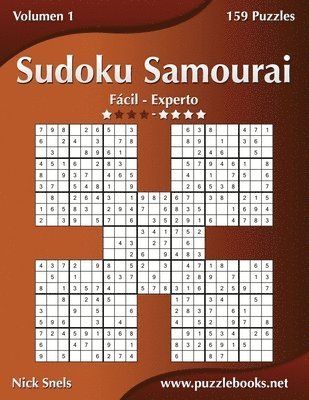 bokomslag Sudoku Samurai - De Fácil a Experto - Volumen 1 - 159 Puzzles