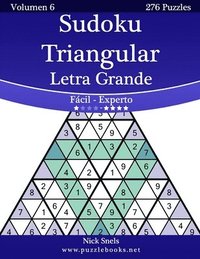 bokomslag Sudoku Triangular Impresiones con Letra Grande - De Fácil a Experto - Volumen 6 - 276 Puzzles