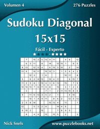 bokomslag Sudoku Diagonal 15x15 - De Fácil a Experto - Volumen 4 - 276 Puzzles
