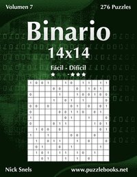 bokomslag Binario 14x14 - De Facil a Dificil - Volumen 7 - 276 Puzzles