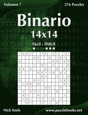 bokomslag Binario 14x14 - De Facil a Dificil - Volumen 7 - 276 Puzzles