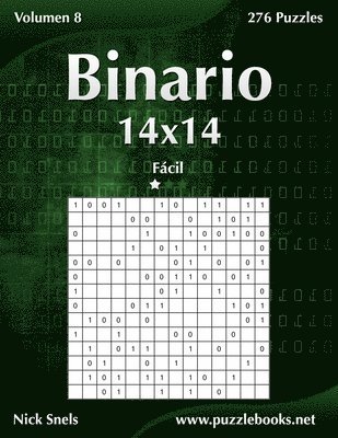 bokomslag Binario 14x14 - Fcil - Volumen 8 - 276 Puzzles