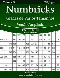 bokomslag Numbricks Grades de Vários Tamanhos Versão Ampliada - Fácil ao Difícil - Volume 5 - 276 Jogos