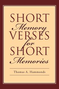 bokomslag Short Memory Verses for Short Memories