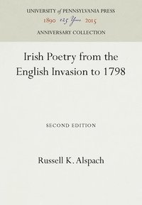 bokomslag Irish Poetry from the English Invasion to 1798