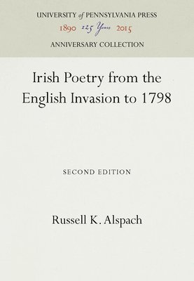 Irish Poetry from the English Invasion to 1798 1