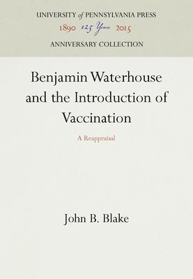 bokomslag Benjamin Waterhouse and the Introduction of Vaccination