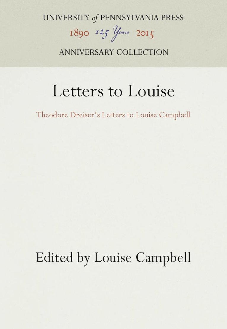 Letters to Louise 1