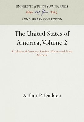bokomslag United States of America, Volume 2