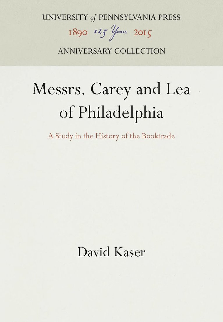 Messrs. Carey and Lea of Philadelphia