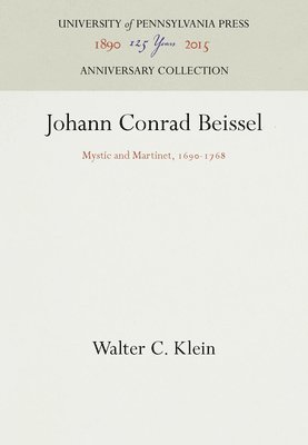 bokomslag Johann Conrad Beissel