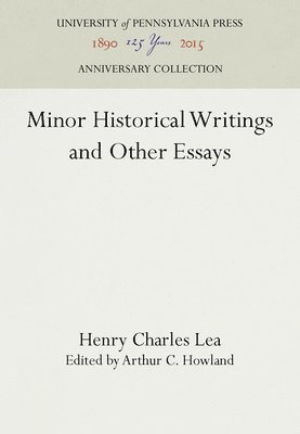 bokomslag Minor Historical Writings and Other Essays