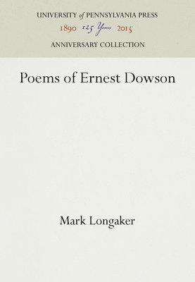 bokomslag Poems of Ernest Dowson