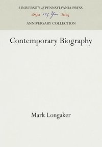 bokomslag Contemporary Biography