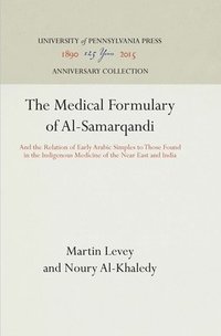 bokomslag The Medical Formulary of Al-Samarqandi
