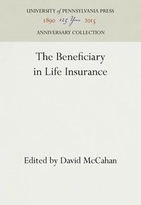 bokomslag The Beneficiary in Life Insurance
