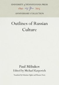bokomslag Outlines of Russian Culture