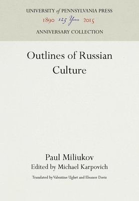 Outlines of Russian Culture 1