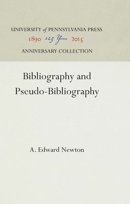 Bibliography and Pseudo-Bibliography 1