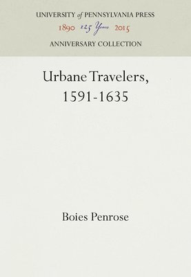 bokomslag Urbane Travelers, 1591-1635