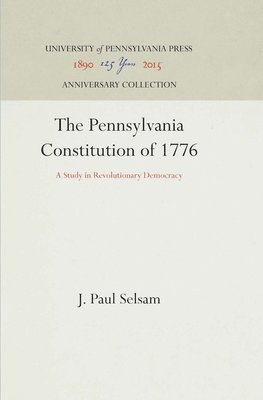 Pennsylvania Constitution of 1776 1