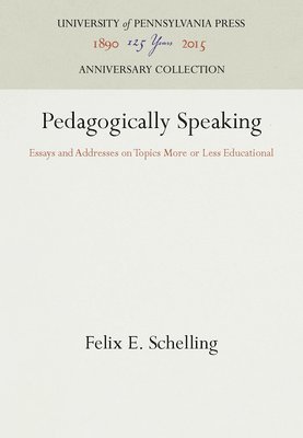 Pedagogically Speaking 1