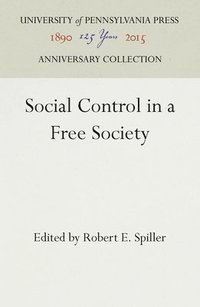 bokomslag Social Control in a Free Society