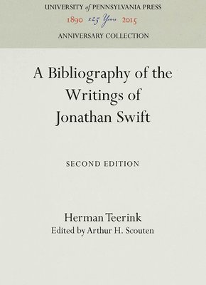 Bibliography of the Writings of Jonathan Swift