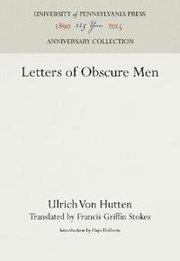 bokomslag Letters of Obscure Men