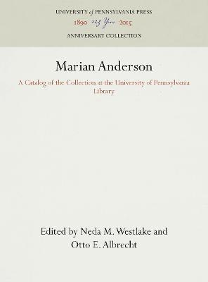 bokomslag Marian Anderson