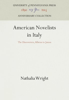 bokomslag American Novelists in Italy