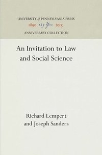 bokomslag An Invitation to Law and Social Science