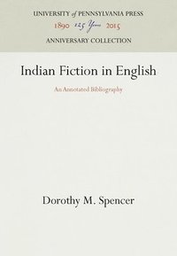 bokomslag Indian Fiction in English