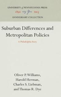 bokomslag Suburban Differences and Metropolitan Policies