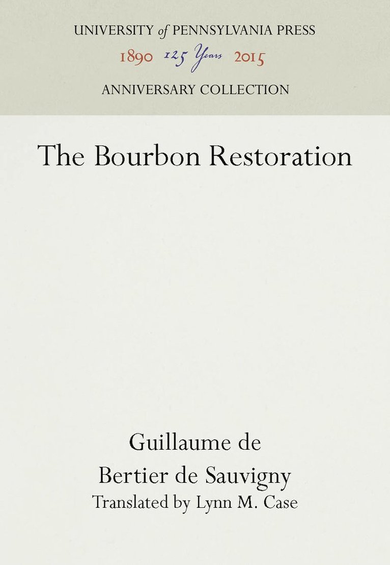 Bourbon Restoration