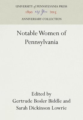 bokomslag Notable Women of Pennsylvania