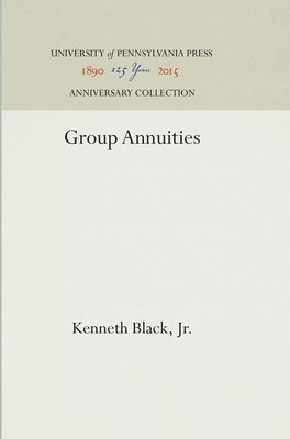 bokomslag Group Annuities