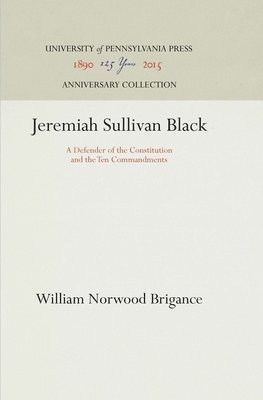 Jeremiah Sullivan Black 1