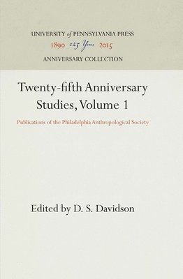 Twenty-fifth Anniversary Studies, Volume 1 1