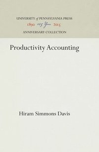 bokomslag Productivity Accounting