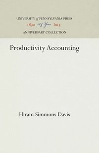 bokomslag Productivity Accounting