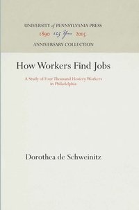 bokomslag How Workers Find Jobs