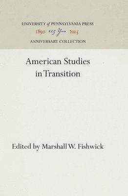 bokomslag American Studies in Transition