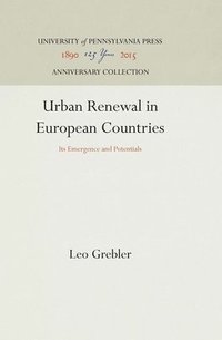 bokomslag Urban Renewal in European Countries