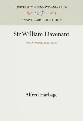 bokomslag Sir William Davenant