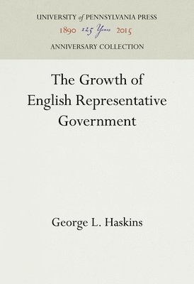 bokomslag Growth of English Representative Government
