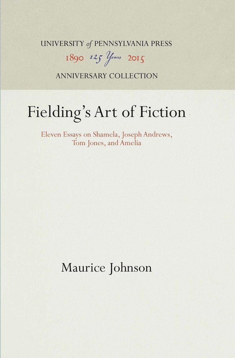 Fielding's Art of Fiction